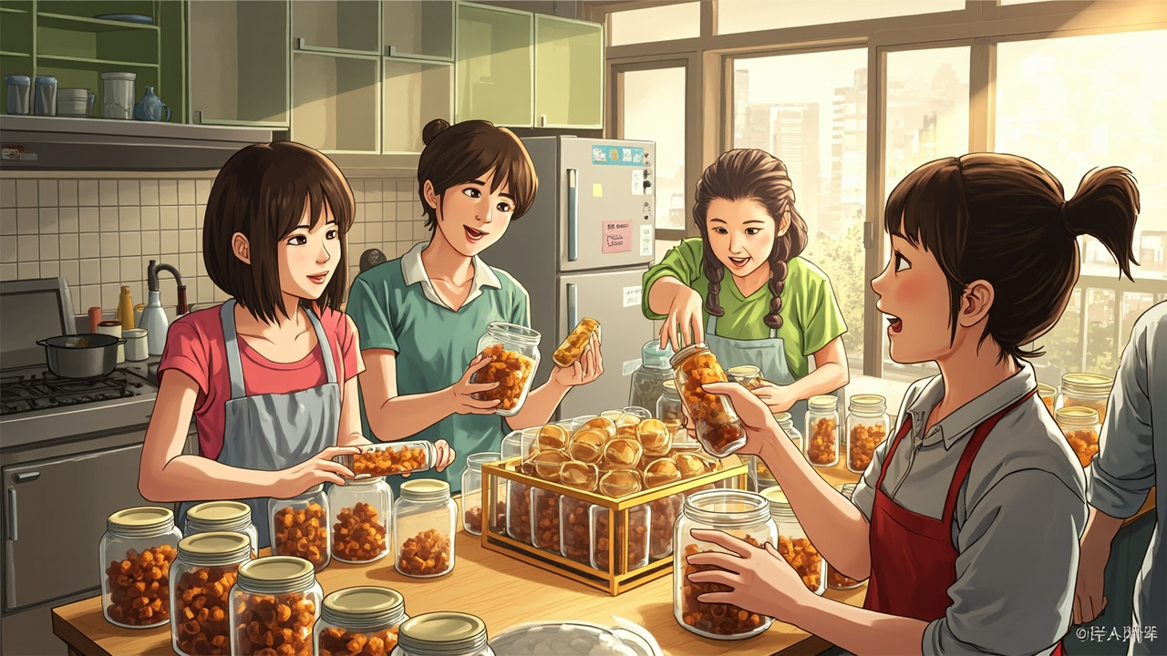 腌泡菜现场